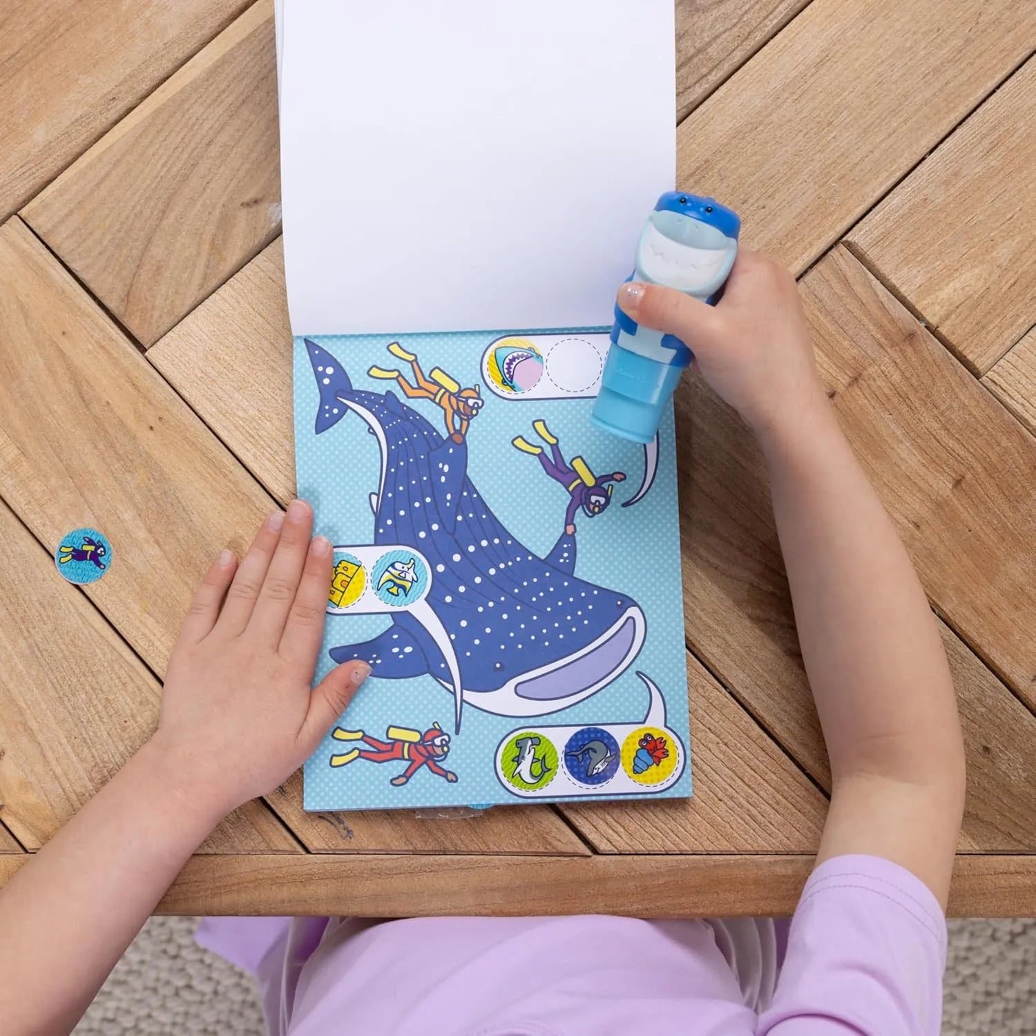 Sticker WOW! Activity Pad Set - Stilton the Shark - Toot Toot Toys