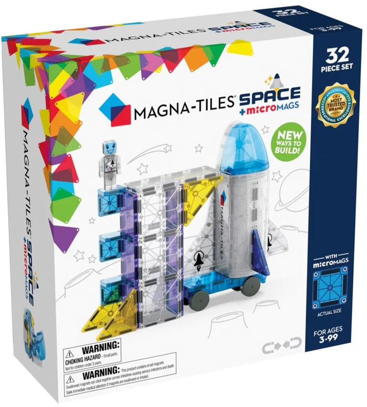 Space + MicroMAGS - 32 Piece Set