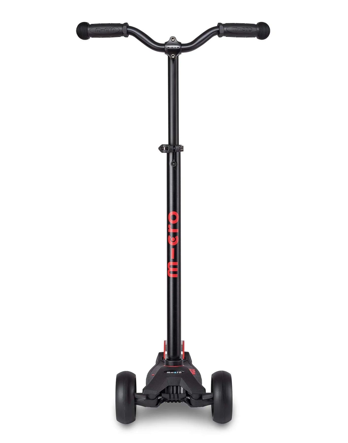 Maxi Micro Deluxe Pro Scooter - Black/Red - 5-12 years - Toot Toot Toys
