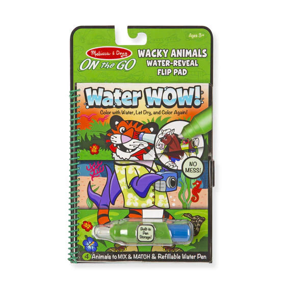 On the Go - Water WOW! - Wacky Animals Flip