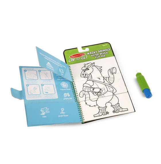 On the Go - Water WOW! - Wacky Animals Flip