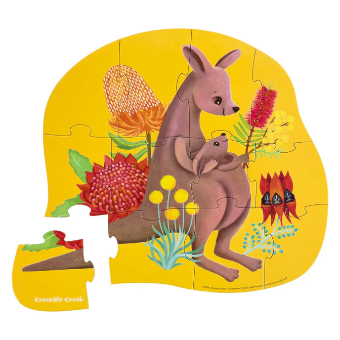 Mini 12pc Puzzle - Kangaroo and Joey