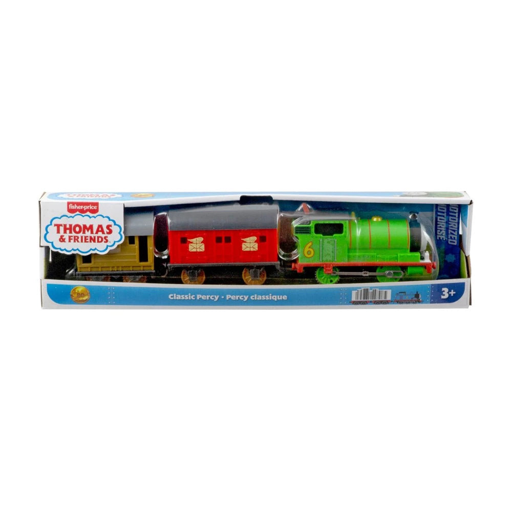 Motorised Greatest Moments Collection - Classic Percy with Sodor Mail car & Brake Van