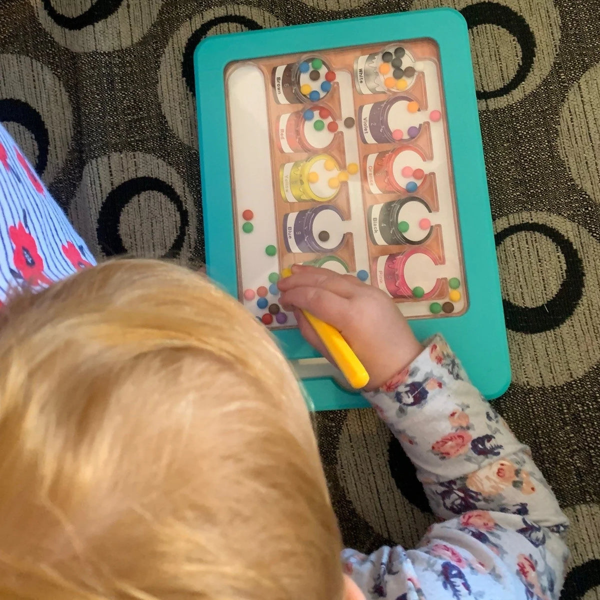 Colour and Number Maze Magnetic Pad