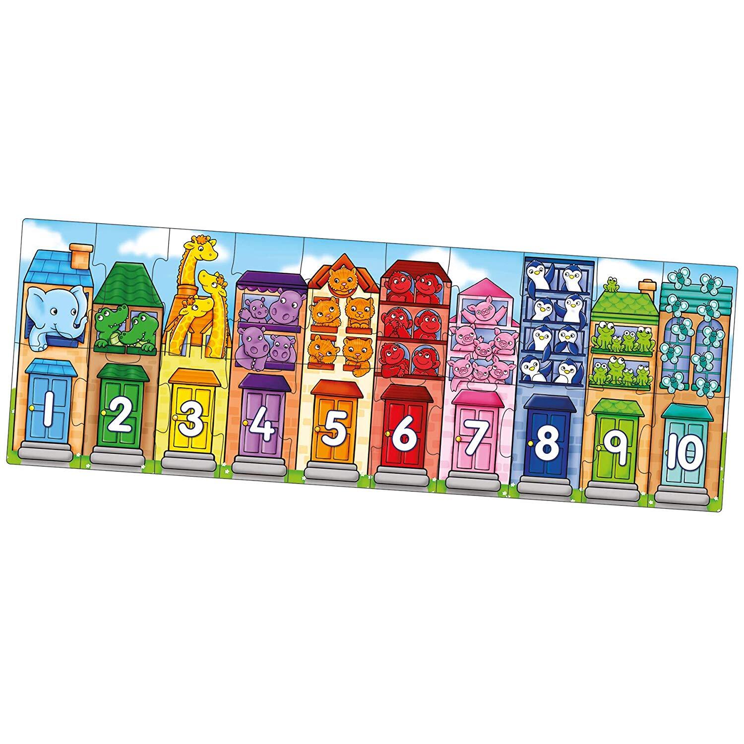 Number Street - 20 Piece Puzzle