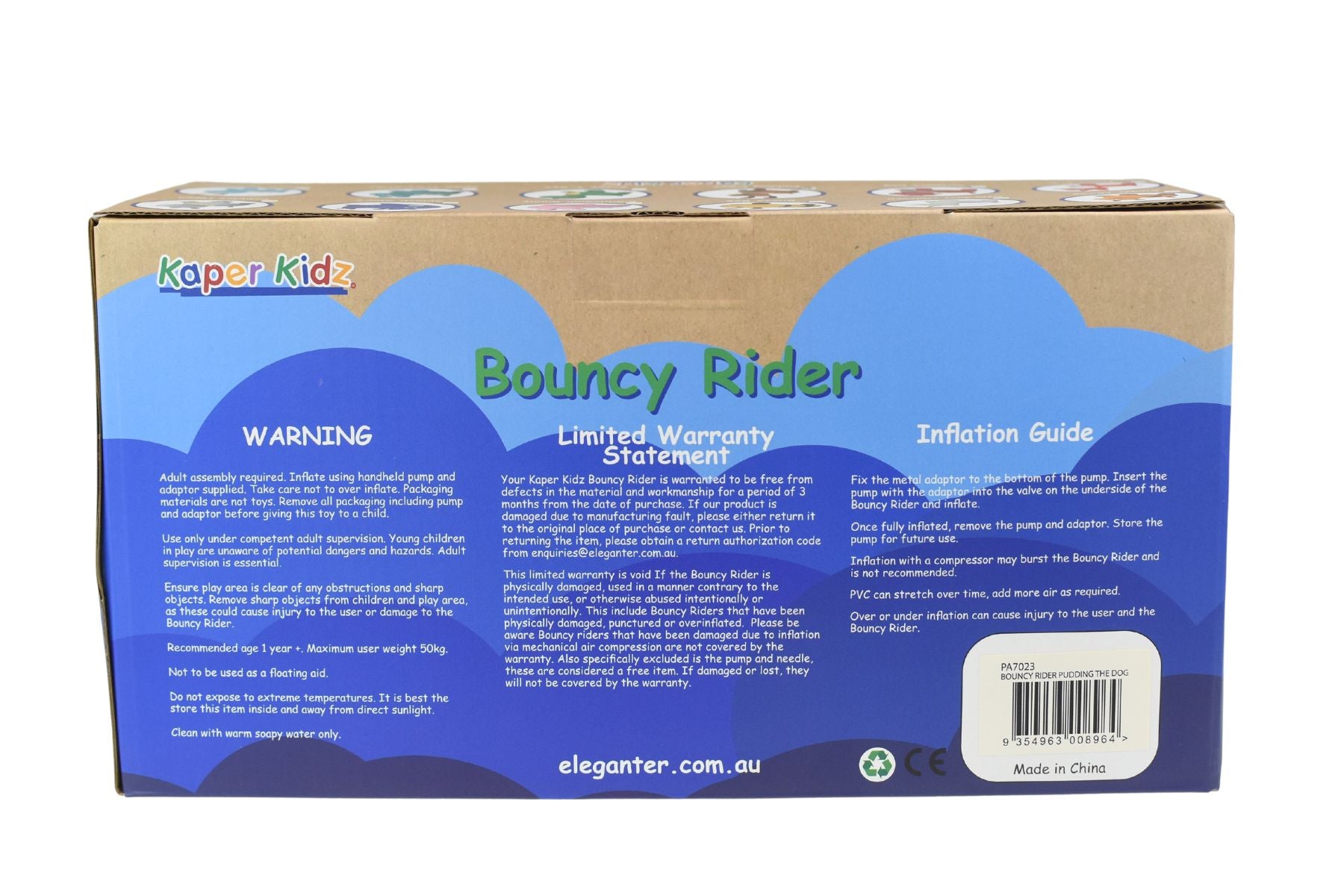 Bouncy Rider - Zappy the T-Rex - Toot Toot Toys