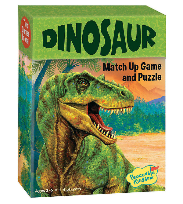 Peaceable Kingdom - Match Up Game & Puzzle - Dinosaurs