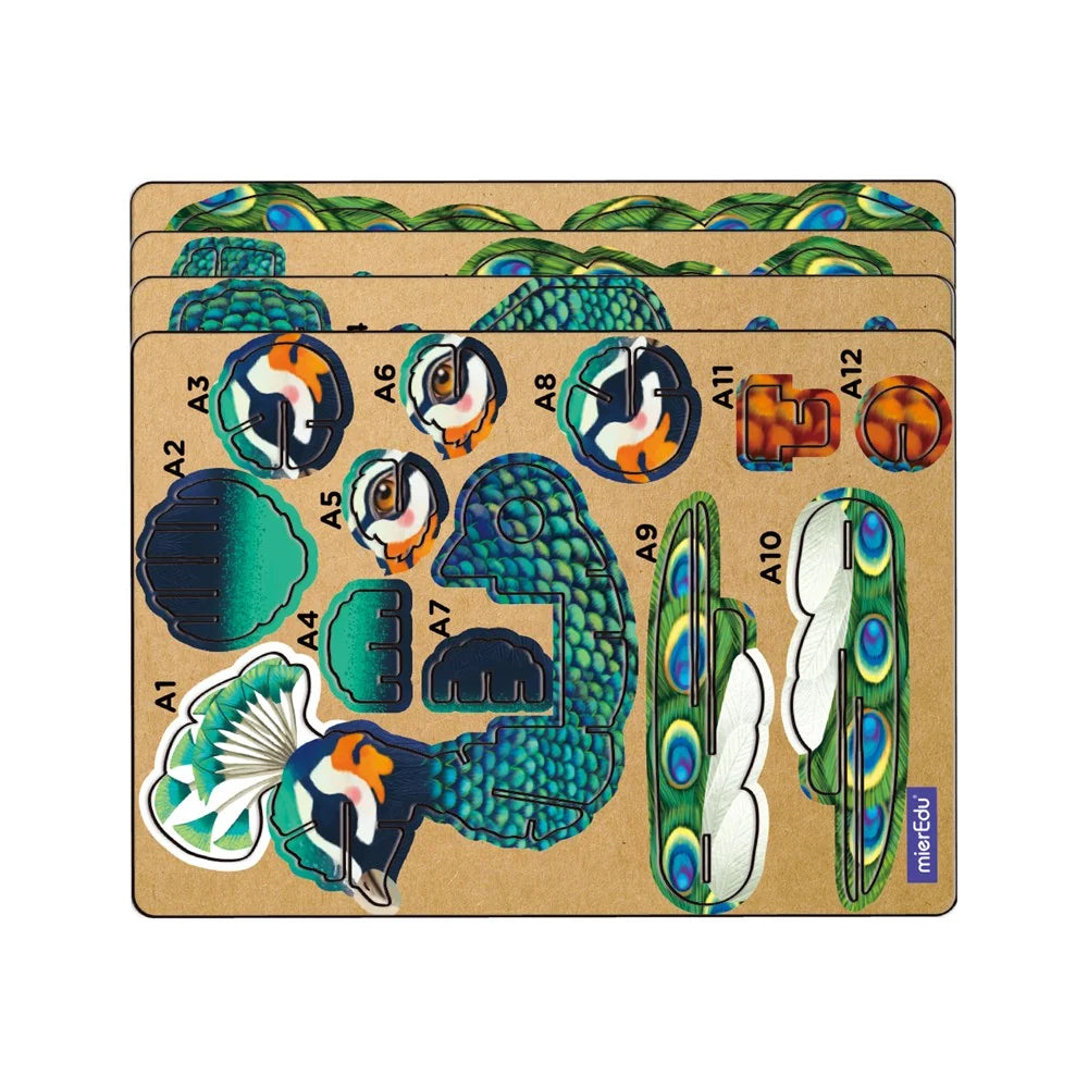 Build n Sound 3D Puzzle - Peacock