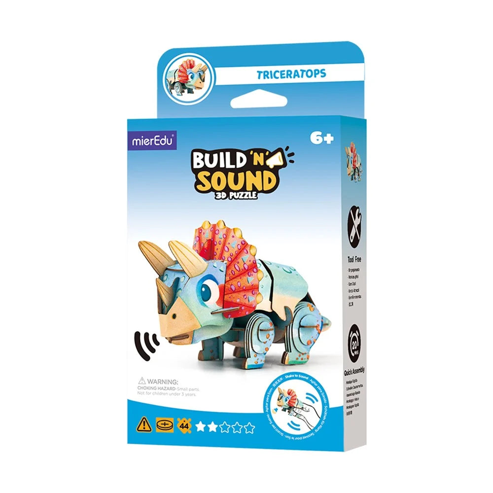Build n Sound 3D Puzzle - Triceratops