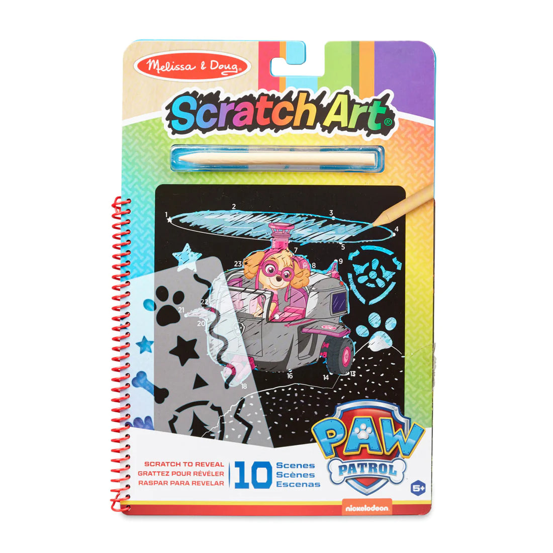 Paw Patrol - Scratch Art - Skye
