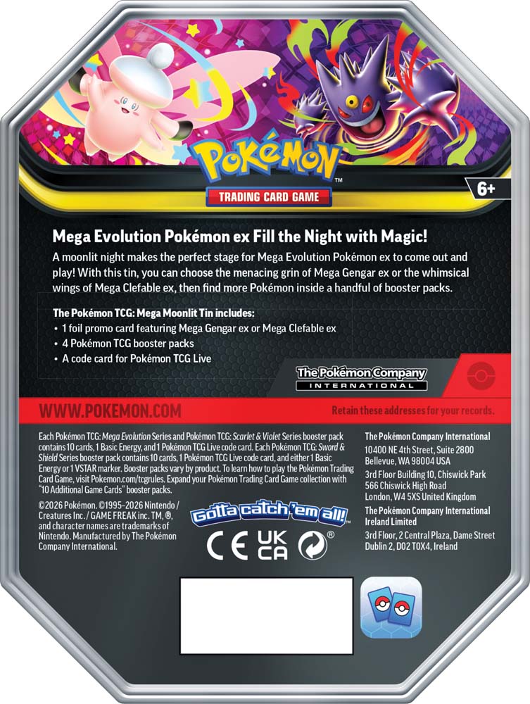 Pokémon TCG - Mega Moonlight Tin