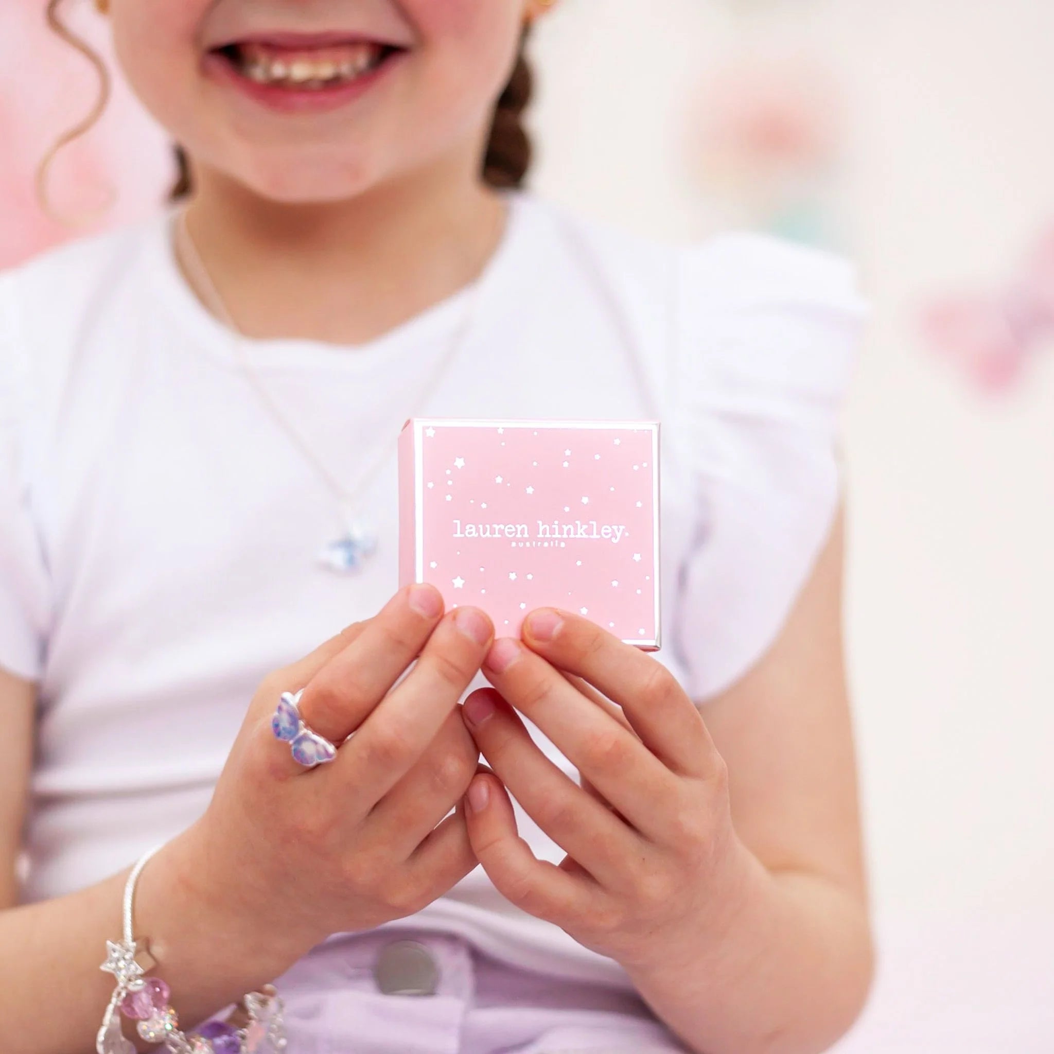 Purple Butterfly Ring