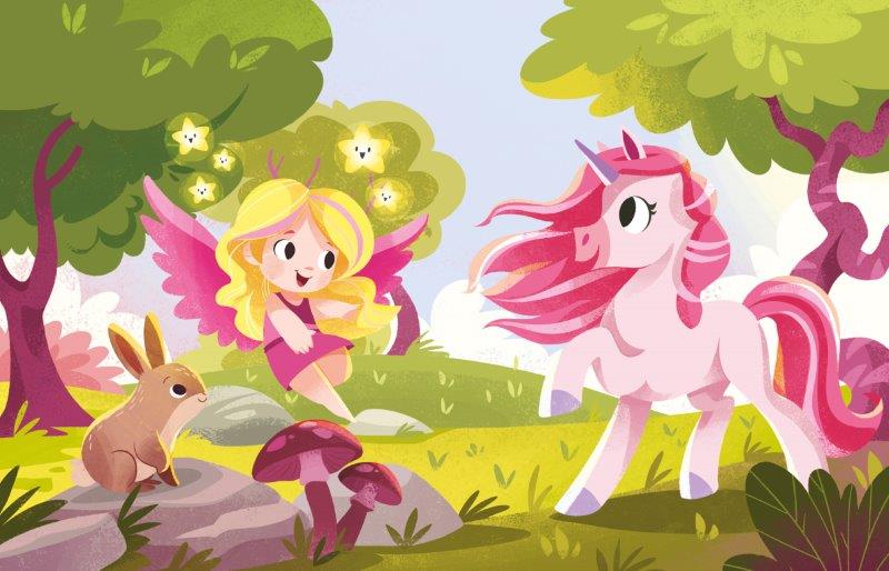 Reusable Paint Brush Book - Unicorns