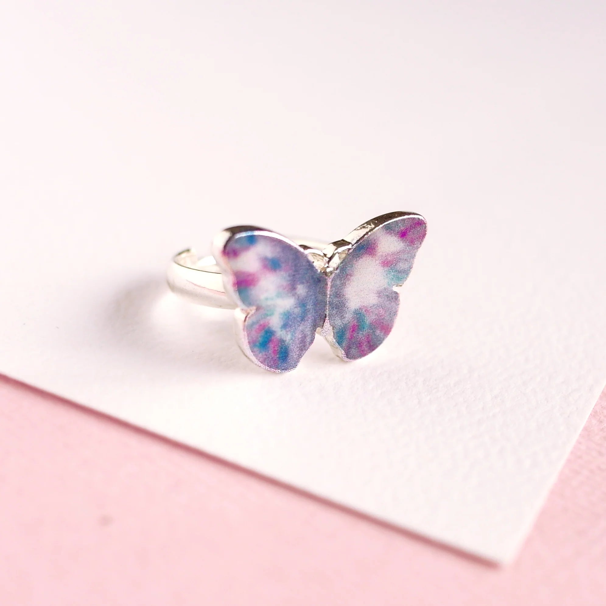 Purple Butterfly Ring