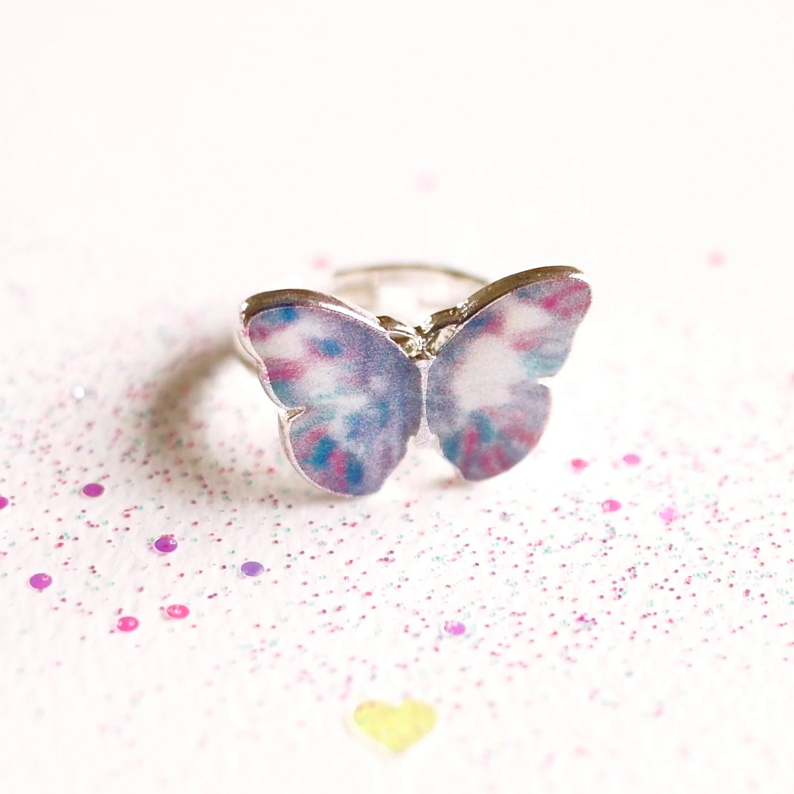 Purple Butterfly Ring