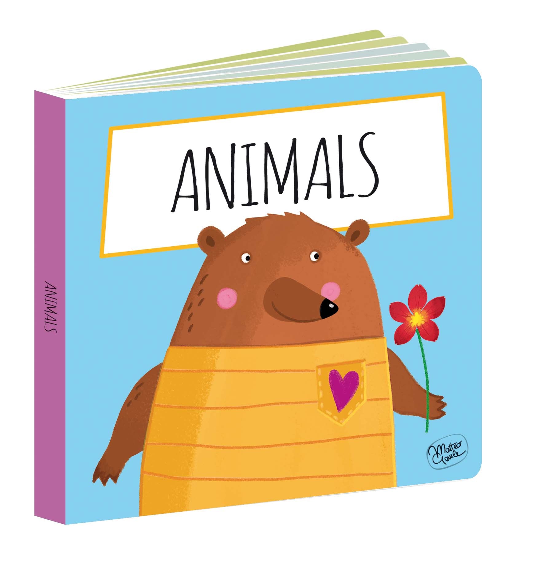 Edu-Blocks - Animals Stacking Blocks & Book Set