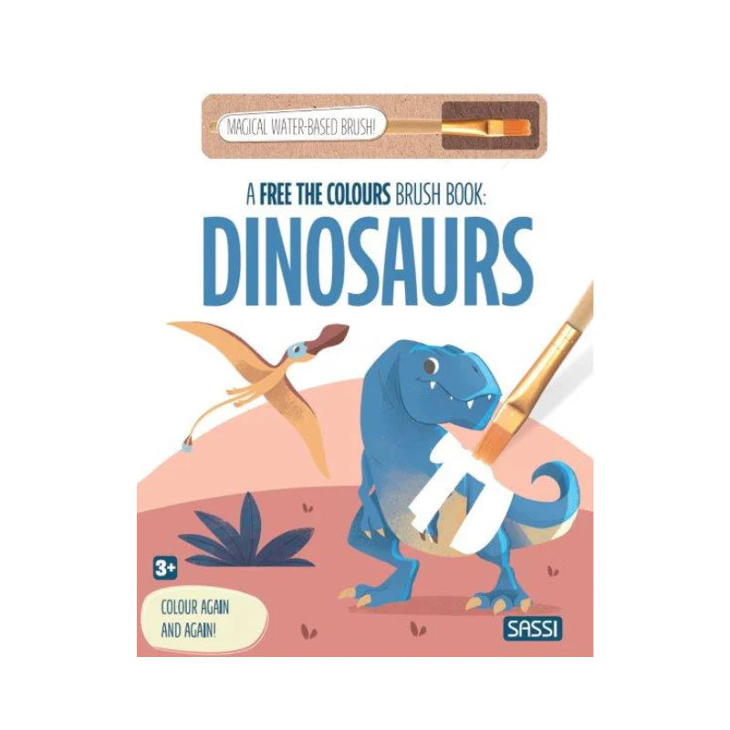 Reusable Paint Brush Book - Dinosaurs