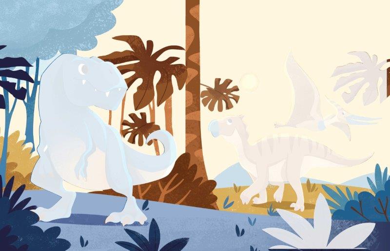 Reusable Paint Brush Book - Dinosaurs