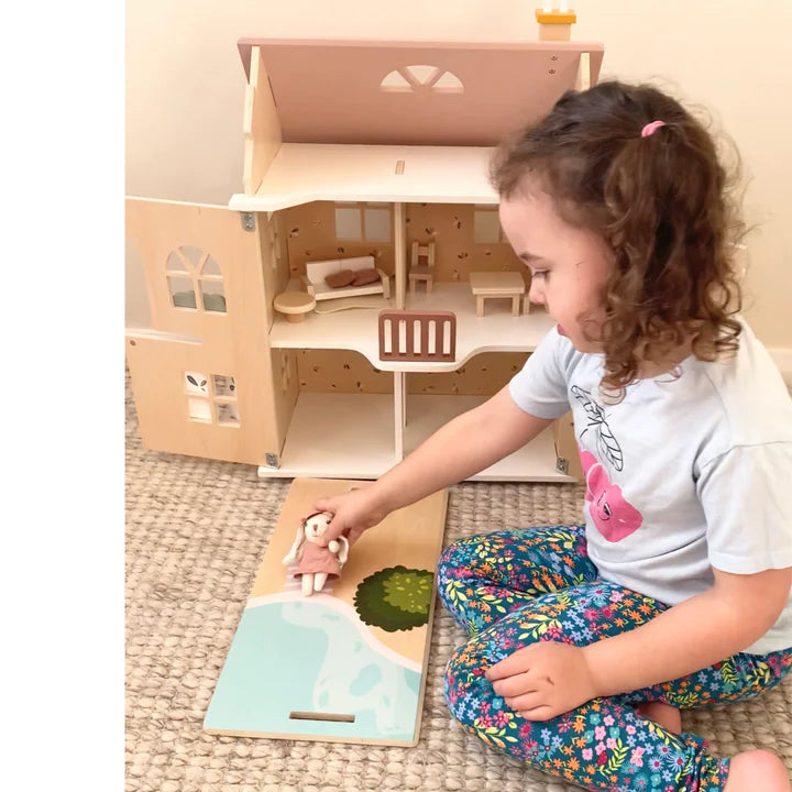 My Flowers Cottage Dolls House with Starter set