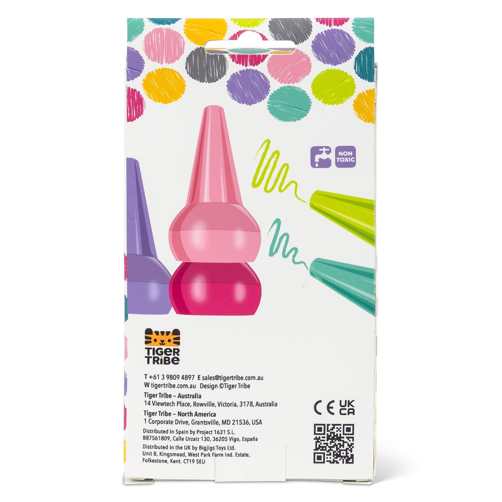 Stackable Crayons - Candy Colours - Toot Toot Toys