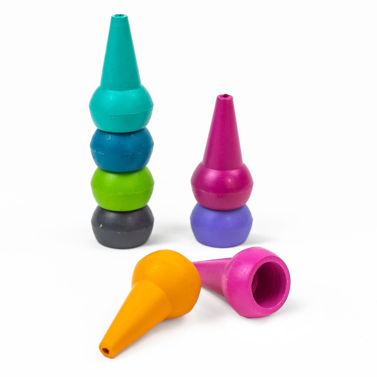 Stackable Crayons - Candy Colours - Toot Toot Toys