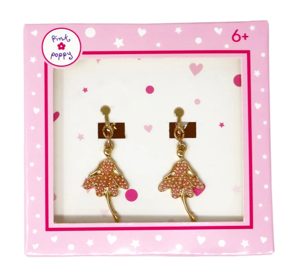 Ballerina Clip-on Earrings