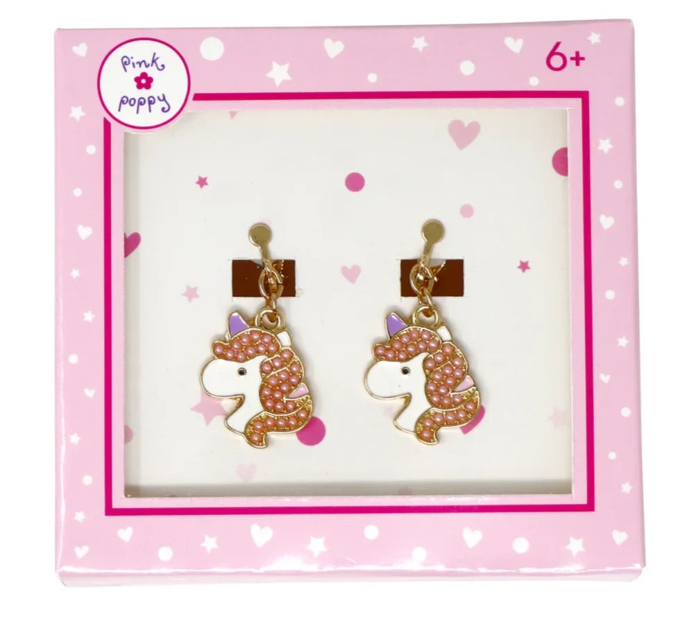 Unicorn Clip-on Earrings