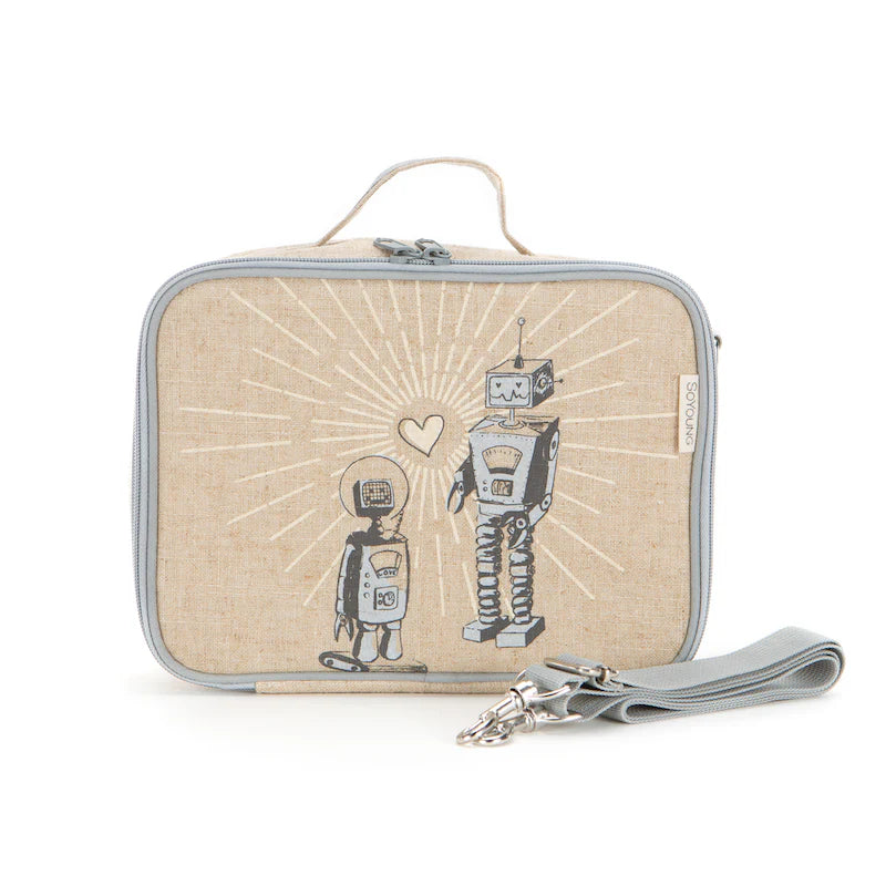 Insulated Lunch Box / Bag - Robot Playdate