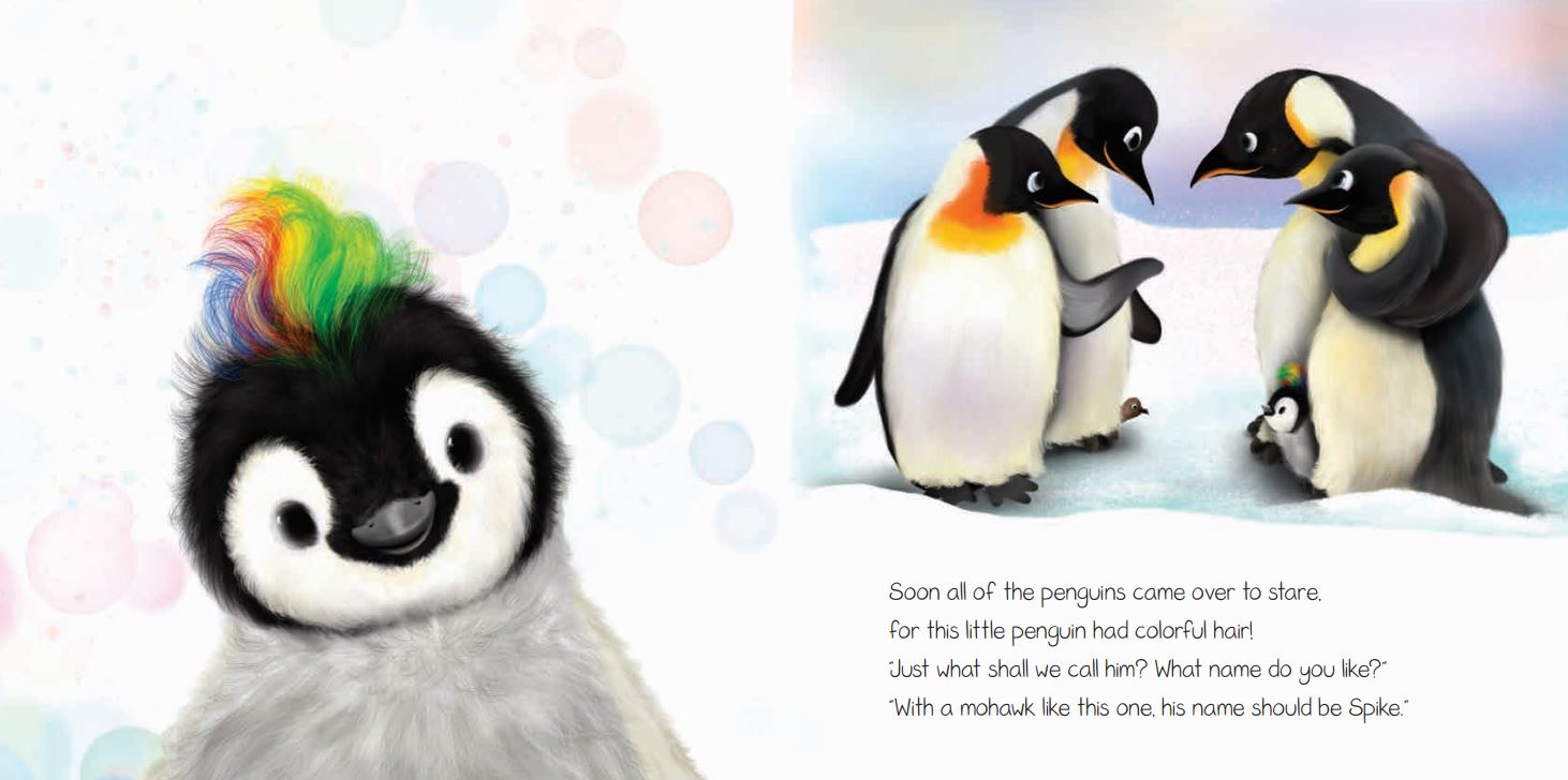 Spike: The Penguin With Rainbow Hair