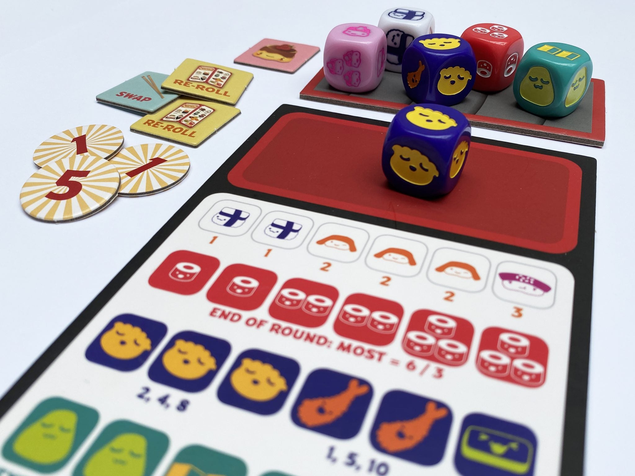 Sushi Roll - Sushi Go Dice Games