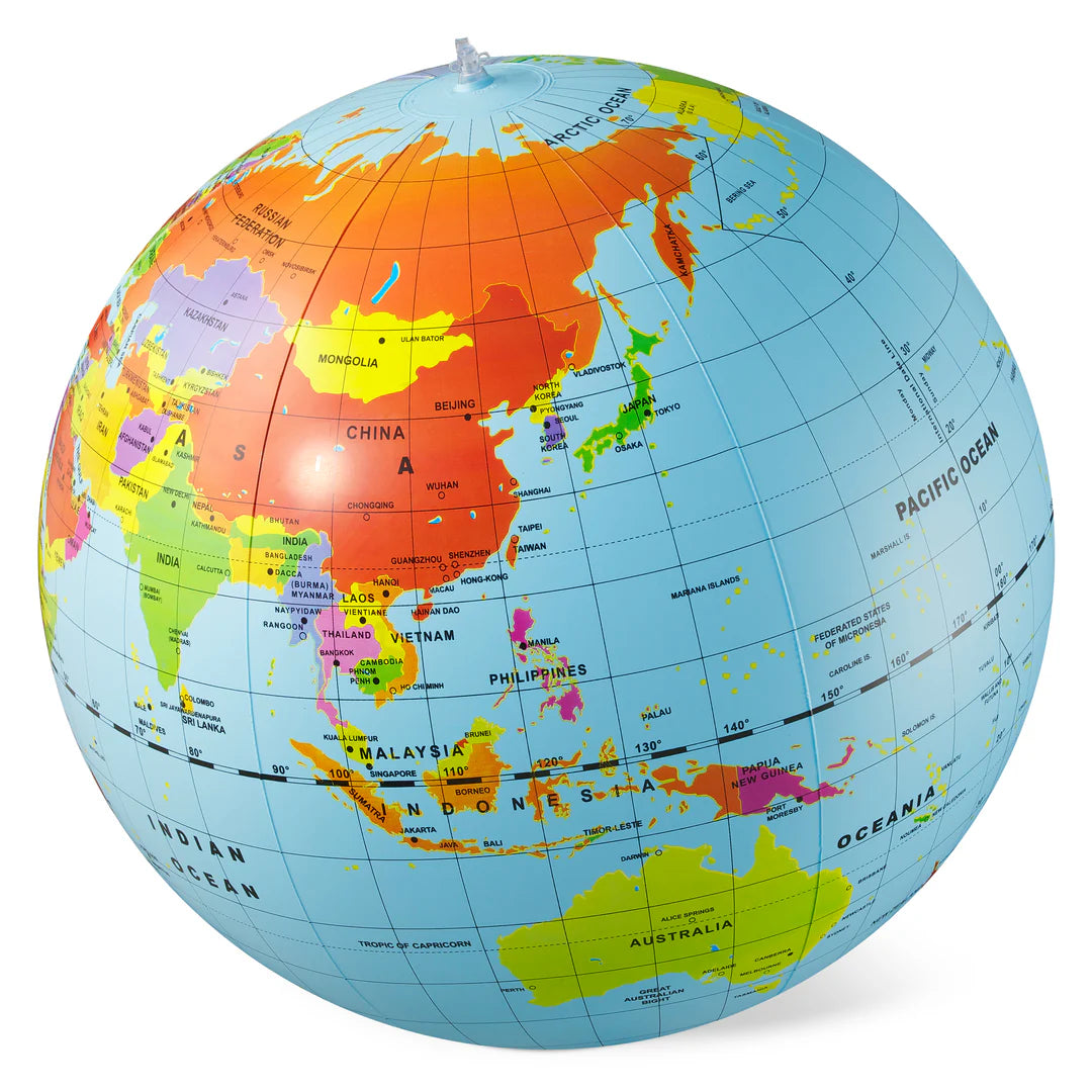 World Globe - Countries & Cities (50cm)