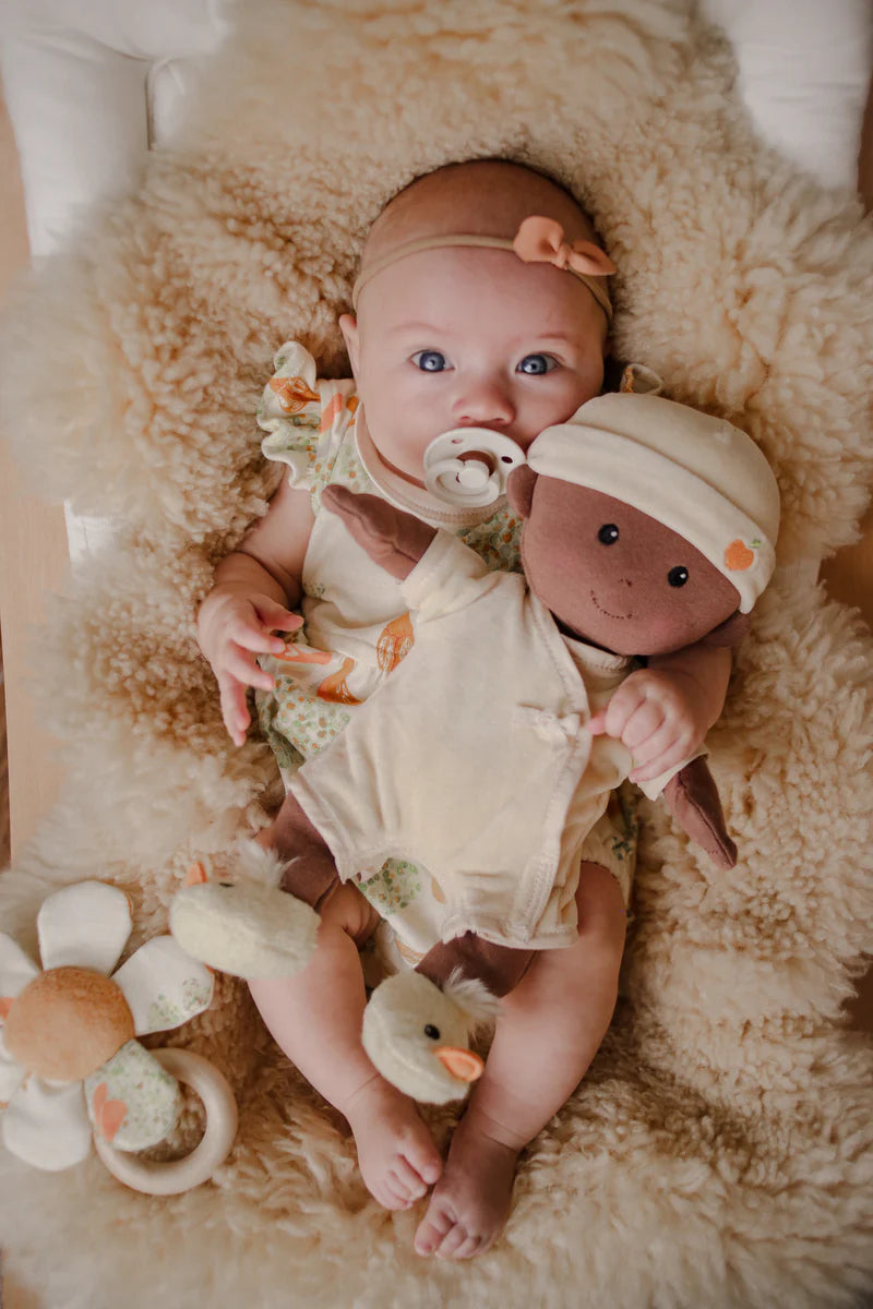 Organic Baby Doll - Cream - Toot Toot Toys