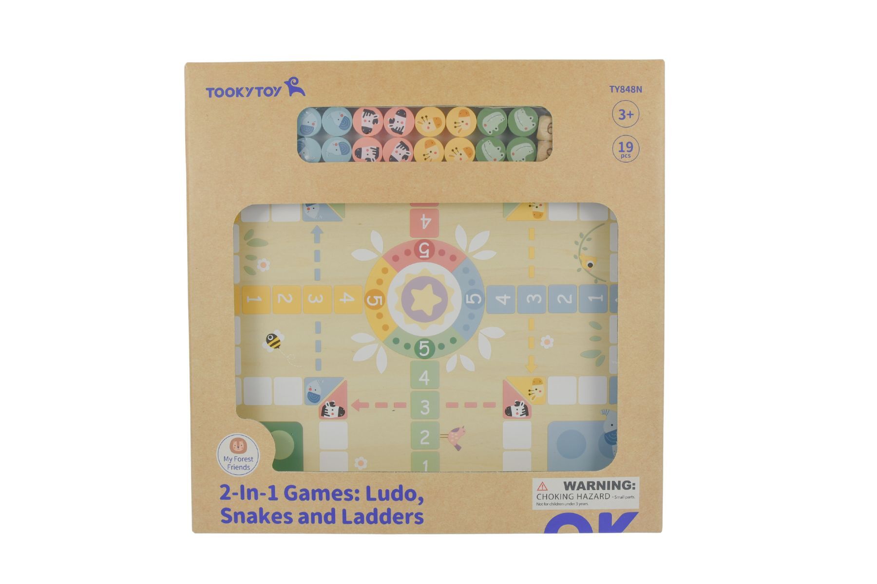 My Forest Friends 2 in 1 Wooden Game