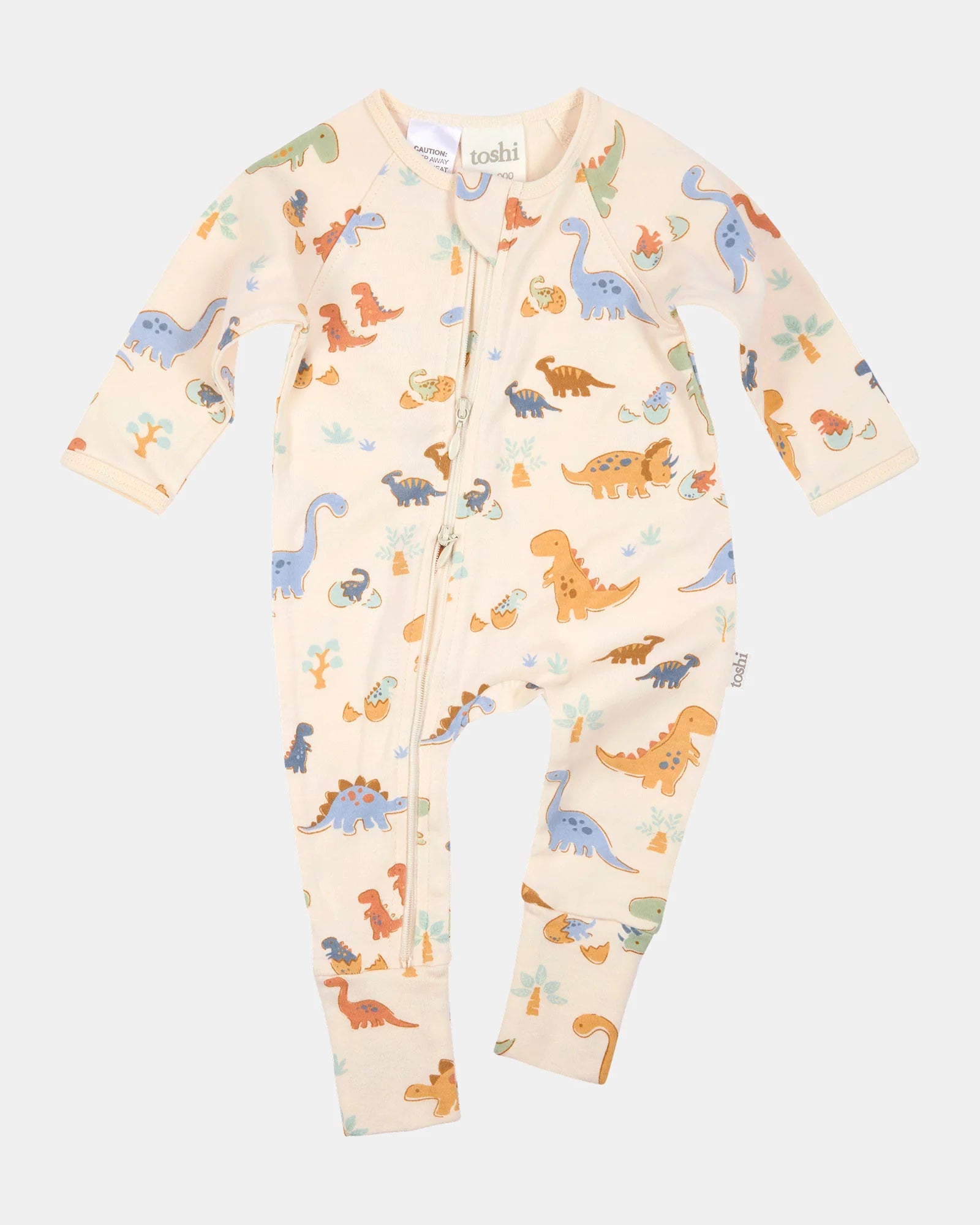 Onesie Long Sleeve Harvest - Dino Bubs - Toot Toot Toys
