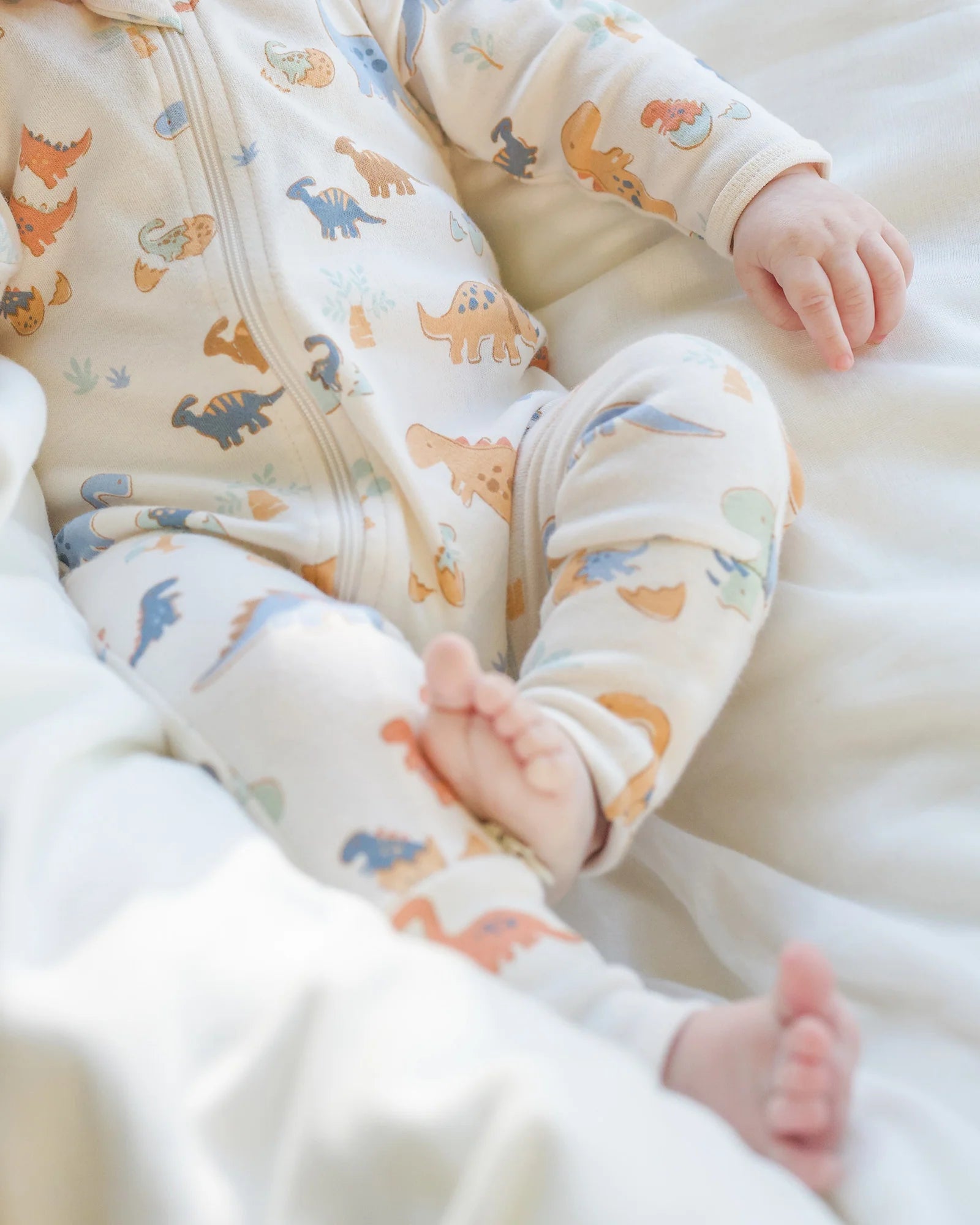 Onesie Long Sleeve Harvest - Dino Bubs - Toot Toot Toys