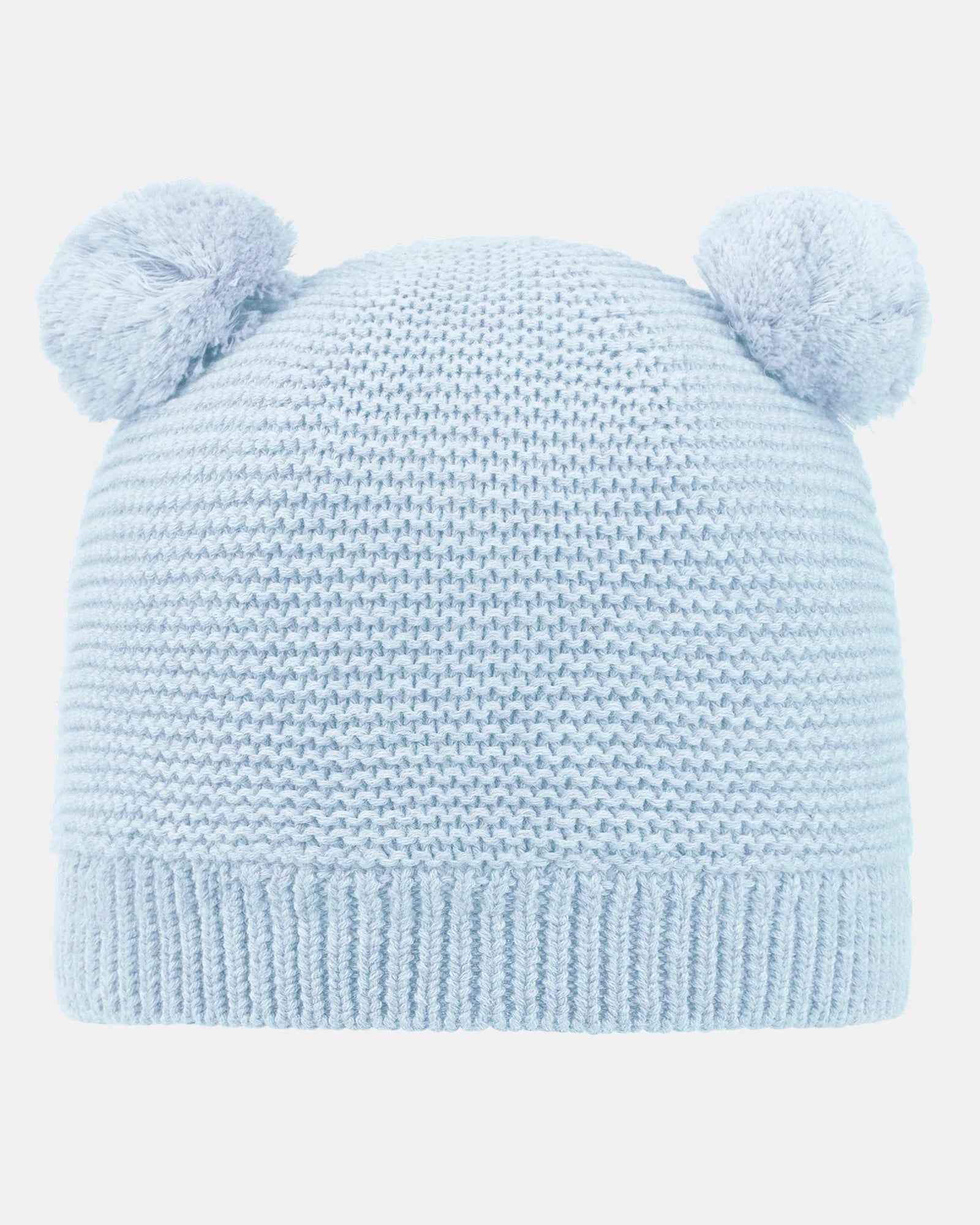 Organic Beanie Snowy - Bluebird