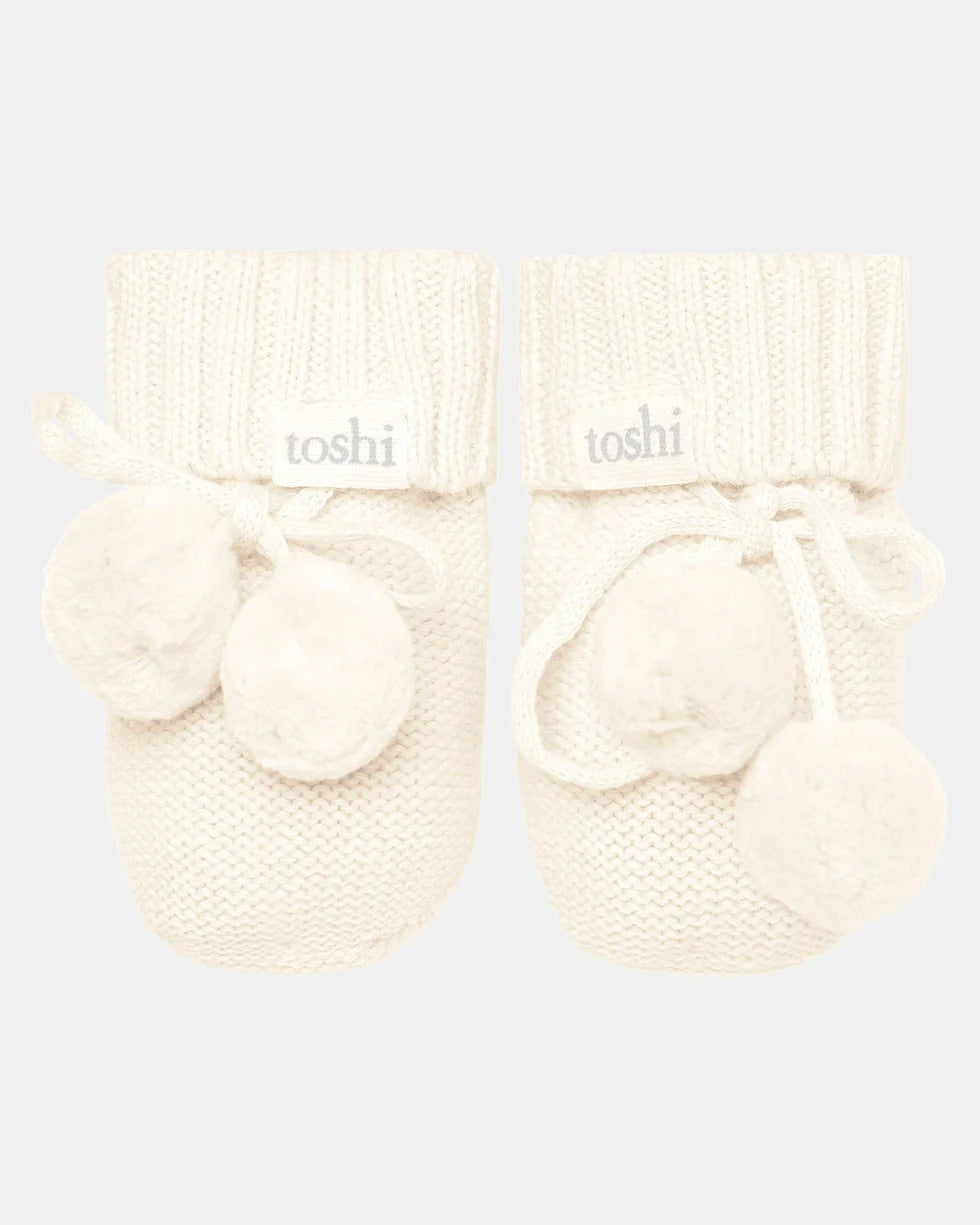 Organic Booties Marley - Cream