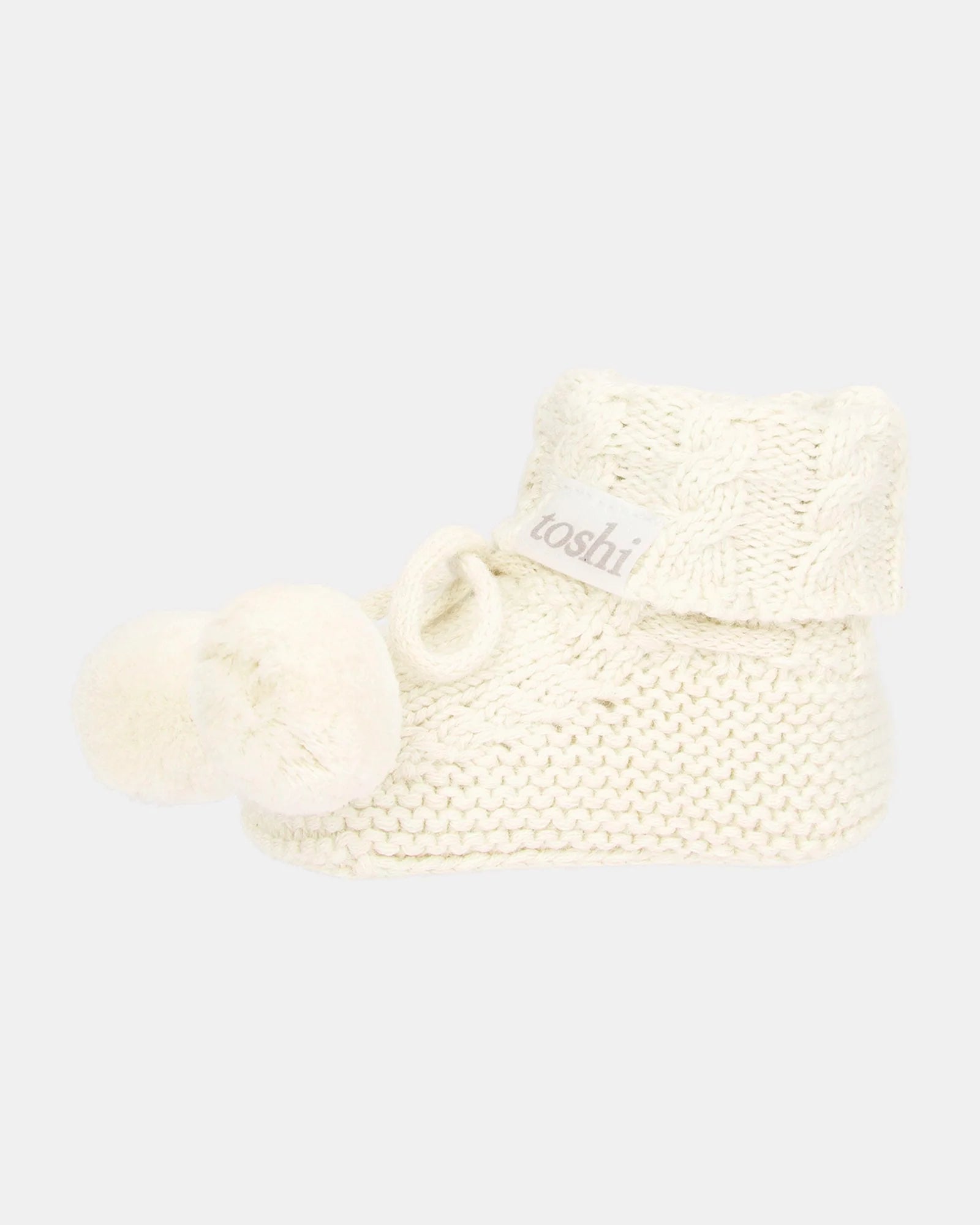 Organic Booties Yummy - Cream