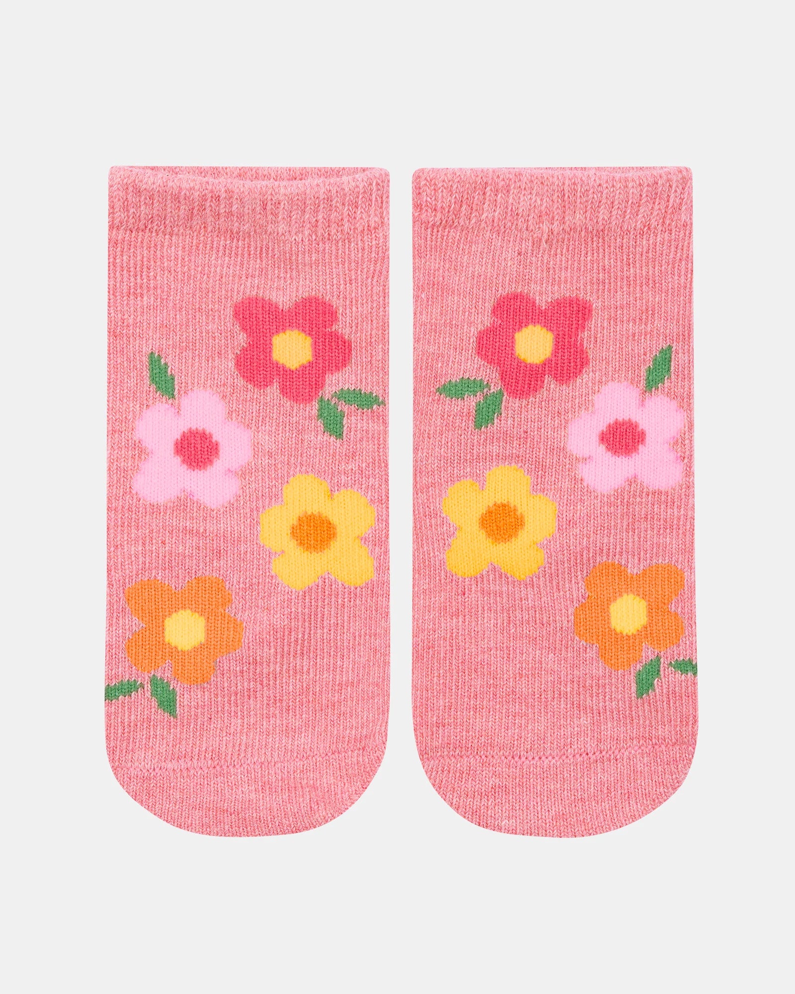 Organic Ankle Socks Jacquard - Rosie Posie - Toot Toot Toys