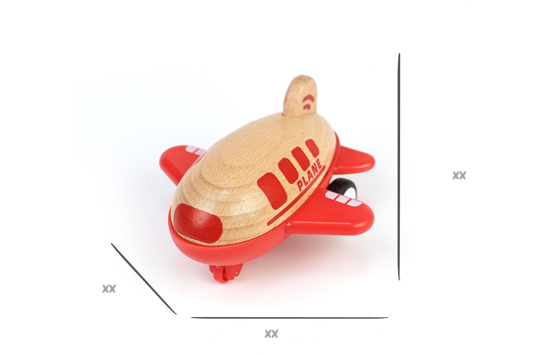 Wooden Racer Airplane With Sound