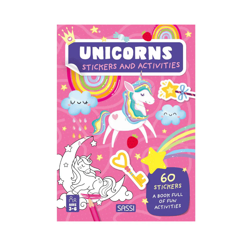 Stickers and Activities Book - Unicorns