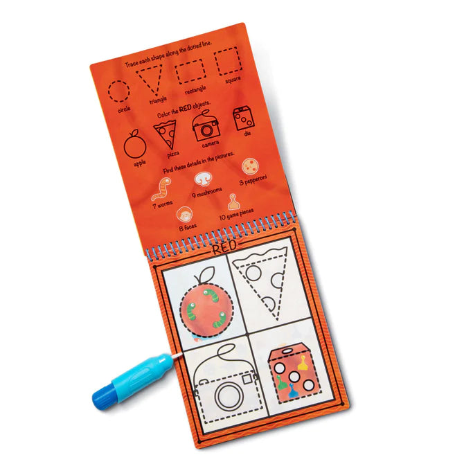 Melissa & Doug – On the Go - Water WOW! - Colours & Shapes - Toot Toot Toys