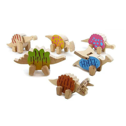 Chunky Wooden Flexi Dinosaur