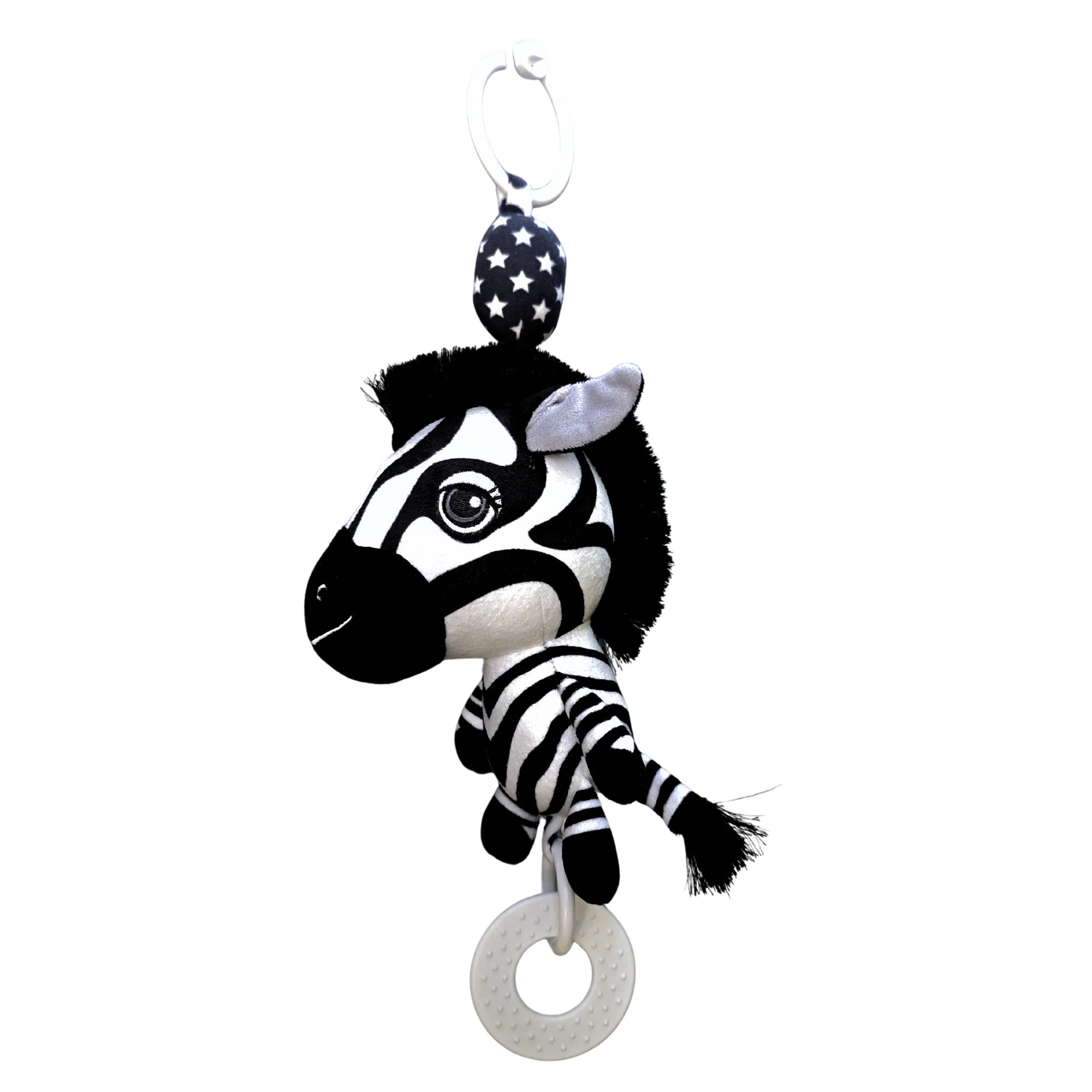High Contrast Hanging Pram Toy - Ziggy the Zebra - Toot Toot Toys