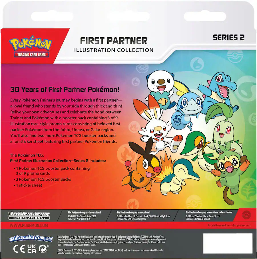 Pokémon TCG - First Partner Illustration Collection - Series 2 (*Max 1 per customer)