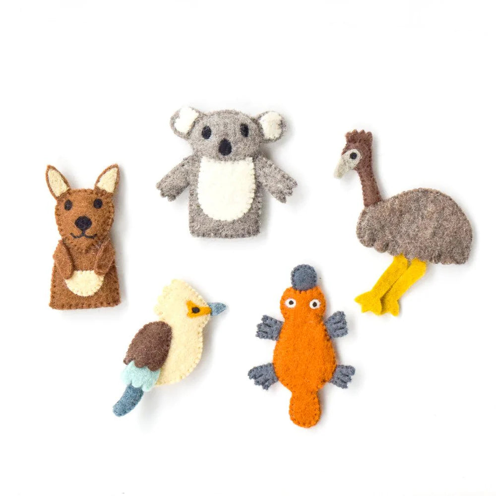 Finger Puppet Set - Australian Animals (Set A)