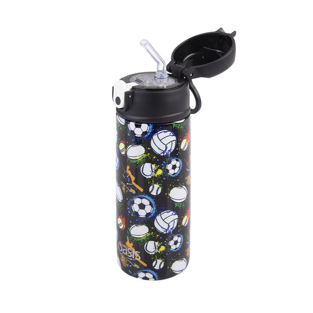 Stainless Steel Double Wall Insulated Drink Bottle 550ml - Sports