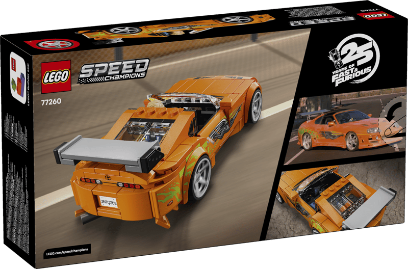 Speed Champions - The Fast and The Furious Toyota Supra MK4 (77260)