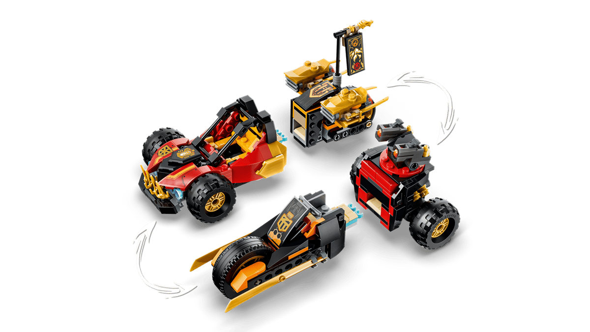 NINJAGO® - Kai and Cole's Combiner Vehicles (71864)