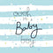 New Baby Card - Baby Boy Stripes